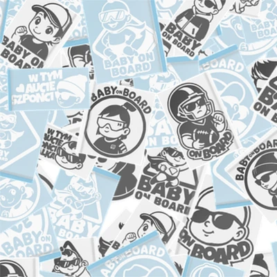 Kategoria Dziecko w Aucie - naklejki baby on board i dziecięce napisy na auto